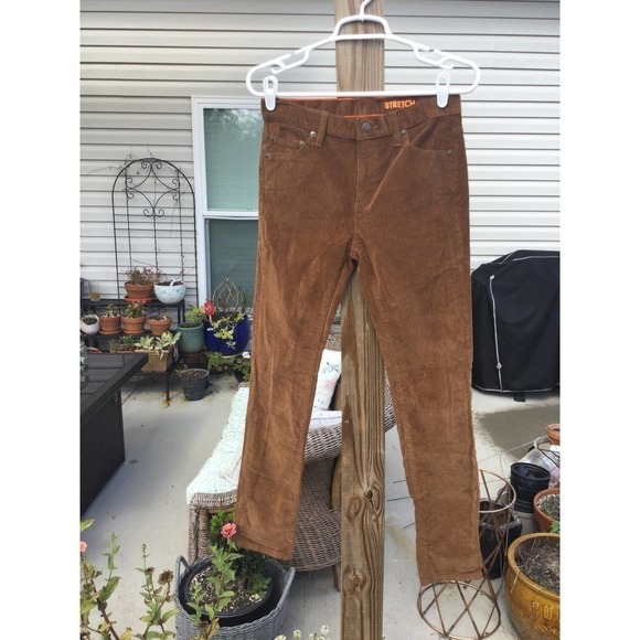 J.Crew girls corduroy pants size 14 tan beige khaki crewcuts preppy stretch - Picture 1 of 11